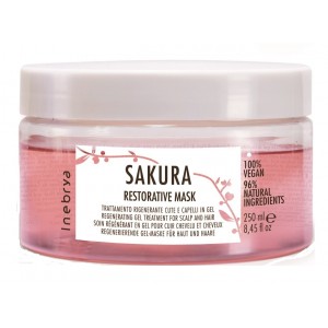 Маска регенерирующая увлажняющая для кожи и волос Sakura Restorative Mask Inebrya, 250 мл