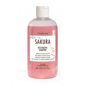 Шампунь регенерирующий увлажняющий Sakura Restorative Shampoo Inebrya, 300 мл