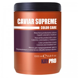Маска для защиты цвета с икрой для окрашенных и поврежденных волос CAVIAR SUPREME SPECIAL CARE KAYPRO, 1000 мл
