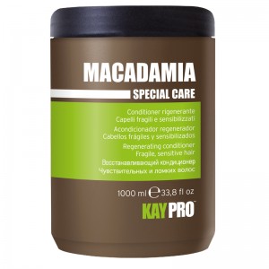 Восстанавливающий кондиционер с маслом макадамии для ломких и чувствительных волос MACADAMIA SPECIAL CARE KAYPRO, 1000 мл
