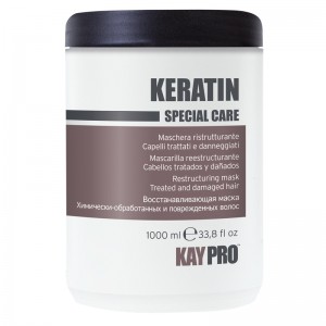 Реструктурирующая маска с кератином для химически поврежденных волос KERATIN SPECIAL CARE KAYPRO, 1000 мл