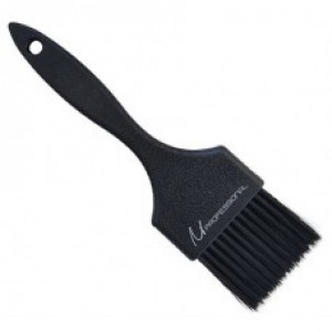 MProfessional Широкая кисть для окрашивания волос с нескользящей ручкой, черная