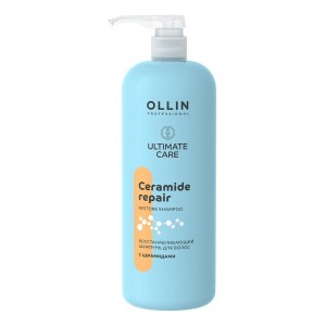 OLLIN ULTIMATE CARE Восстанавливающий шампунь для волос с церамидами 1000мл