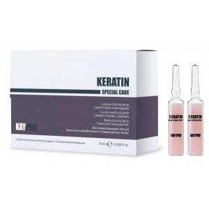 Реструктурирующий лосьон с кератином для химически поврежденных волос KERATIN HAIR CARE KAYPRO, 10 мл