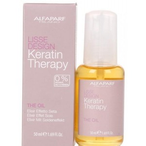 Alfaparf Milano Lisse Design Keratin Therapy Масло для волос 50мл